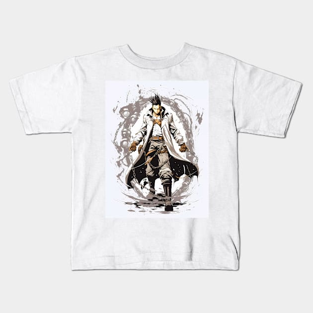 fullmetal alchemist brotherhood- ling yao action figure Kids T-Shirt by FunartsbyM